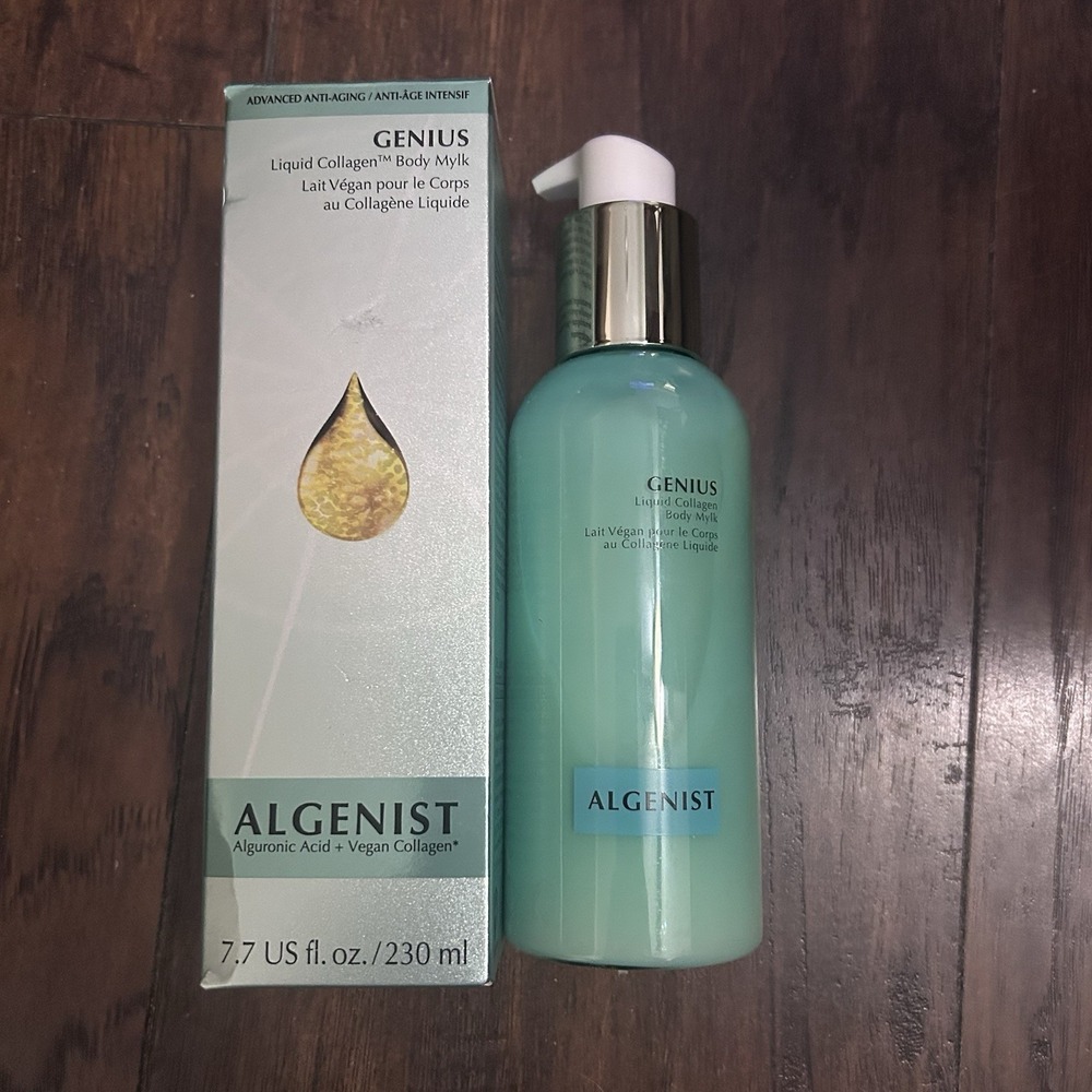 Algenist Genius Liquid Collagen Body Mylk 7.7oz/230ml Vegan Collagen Moisturizer